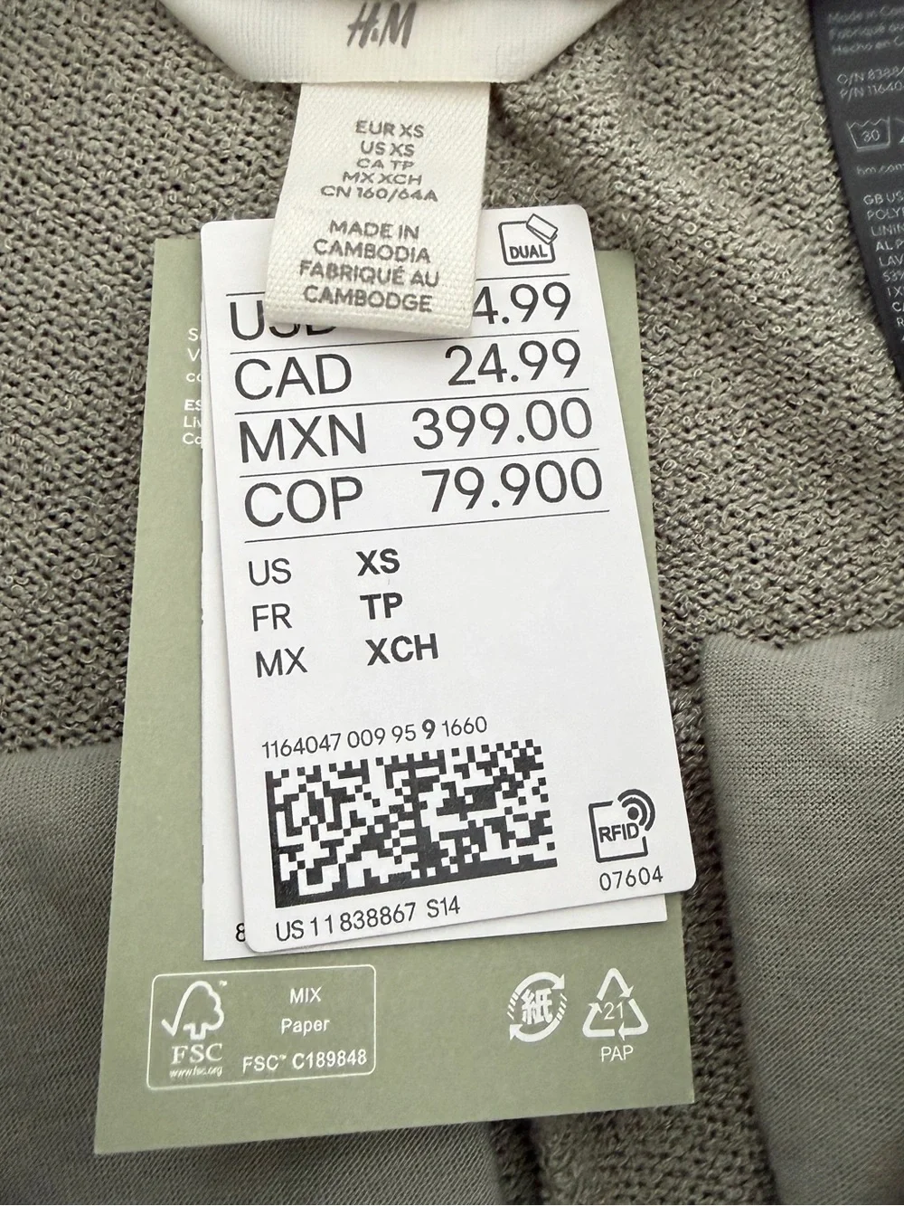 H&M matching knit